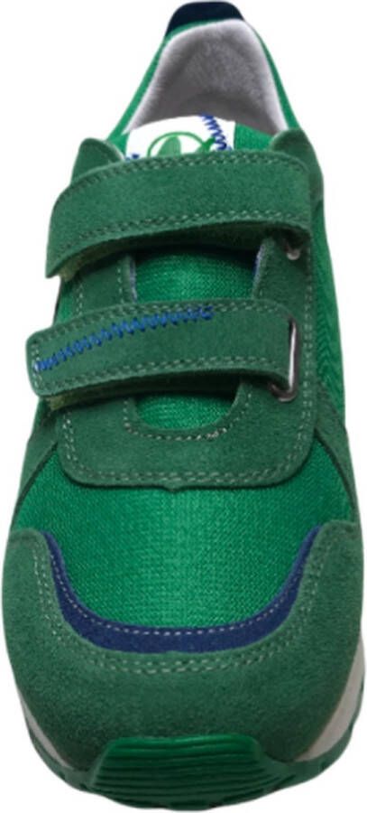 Naturino velcro's lederen sportieve sneakers Crunch Groen geel - Foto 5