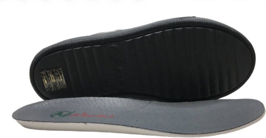 Naturino velcro's rubberen neus lederen sneakers Isaac Grijs - Foto 4