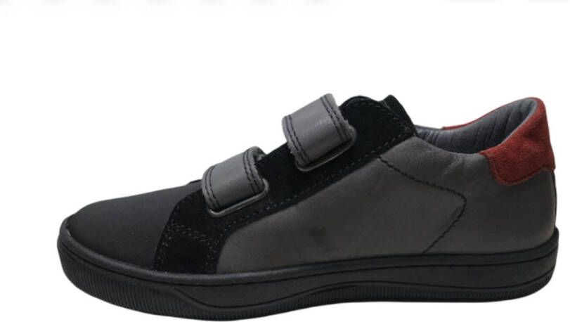 Naturino velcro's rubberen neus lederen sneakers Isaac Grijs - Foto 5