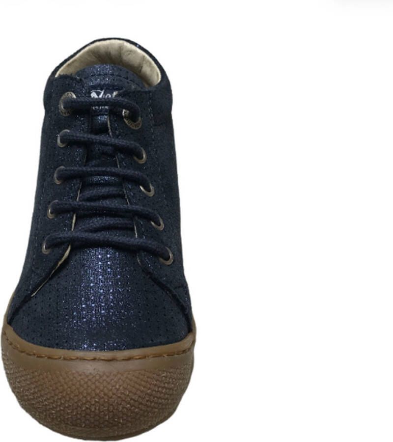Naturino veter bumper bling puntjes lederen sneakers Cocoon navy - Foto 2