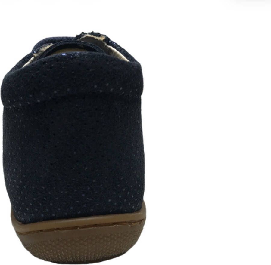 Naturino veter bumper bling puntjes lederen sneakers Cocoon navy