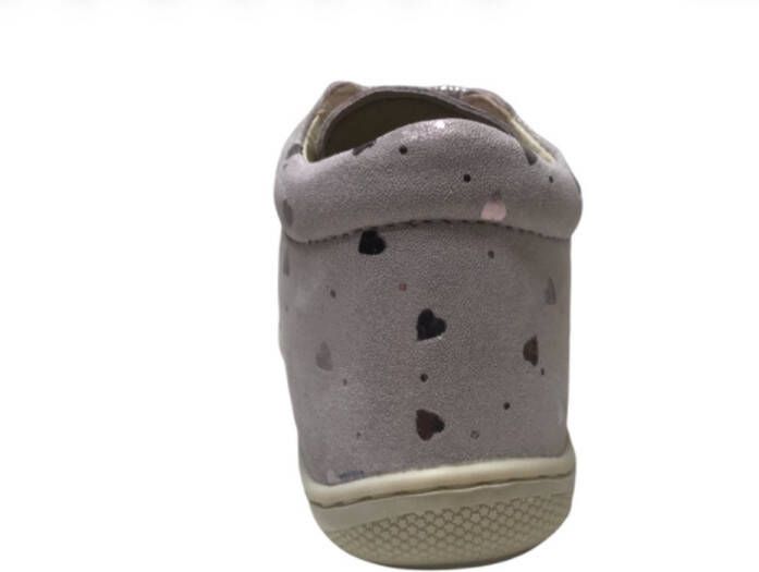 Naturino veter bumper hartjes lederen sneakers Cocoon roze - Foto 4