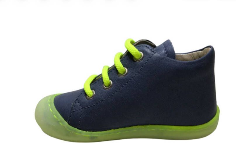 Naturino veter bumper navy ster lederen schoenen Frey Blauw - Foto 5