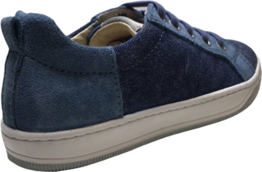 Naturino veters lederen jeans sneakers caleb navy - Foto 4