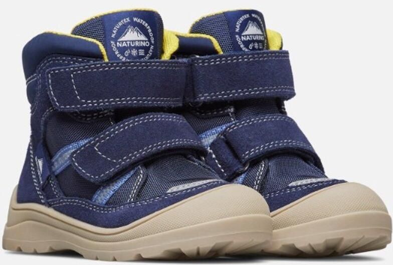 Naturino Waterproof Graysy velcro's bumper warme half hoge laarzen Navy - Foto 1