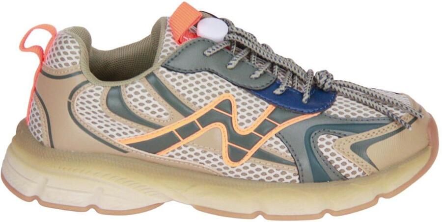 Naturino wave sand-olive sneaker