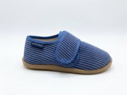 Naturino Yindo velcro cordury effen pantoffel- jeans