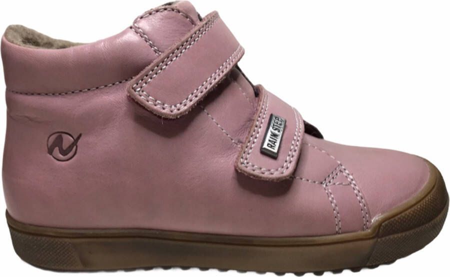 Naturino New Mulaz velcro bumper effen lederen warme schoenen roze - Foto 1