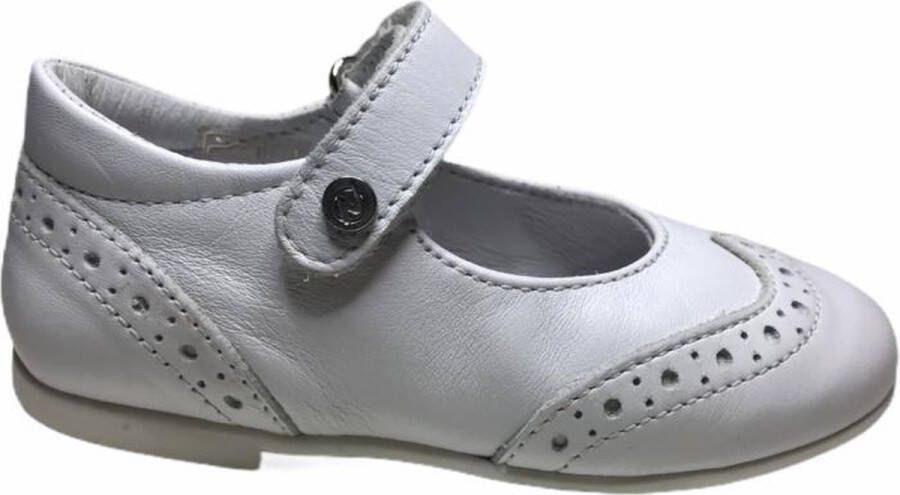 Naturino oxford velcro ballerina 4731 wit