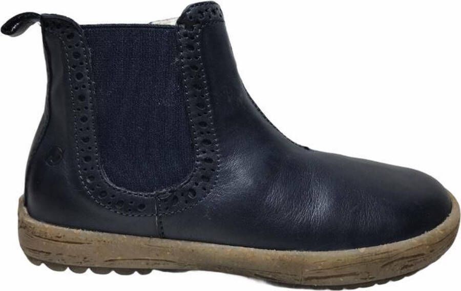 Naturino rits elastiek oxford warme chelsea laarsje Storm navy