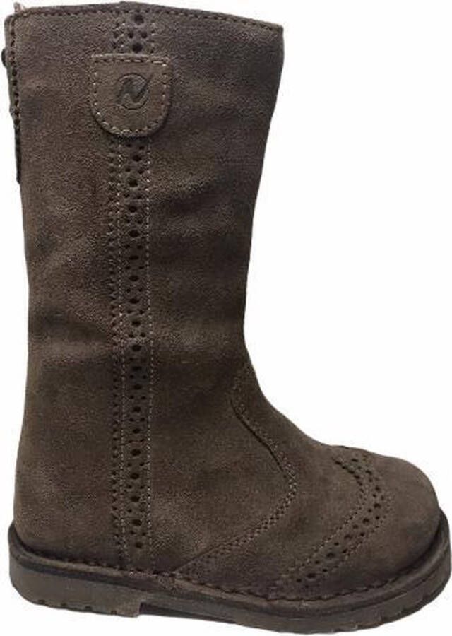 Naturino rits oxford hoge laarzen 3980 muisbruin