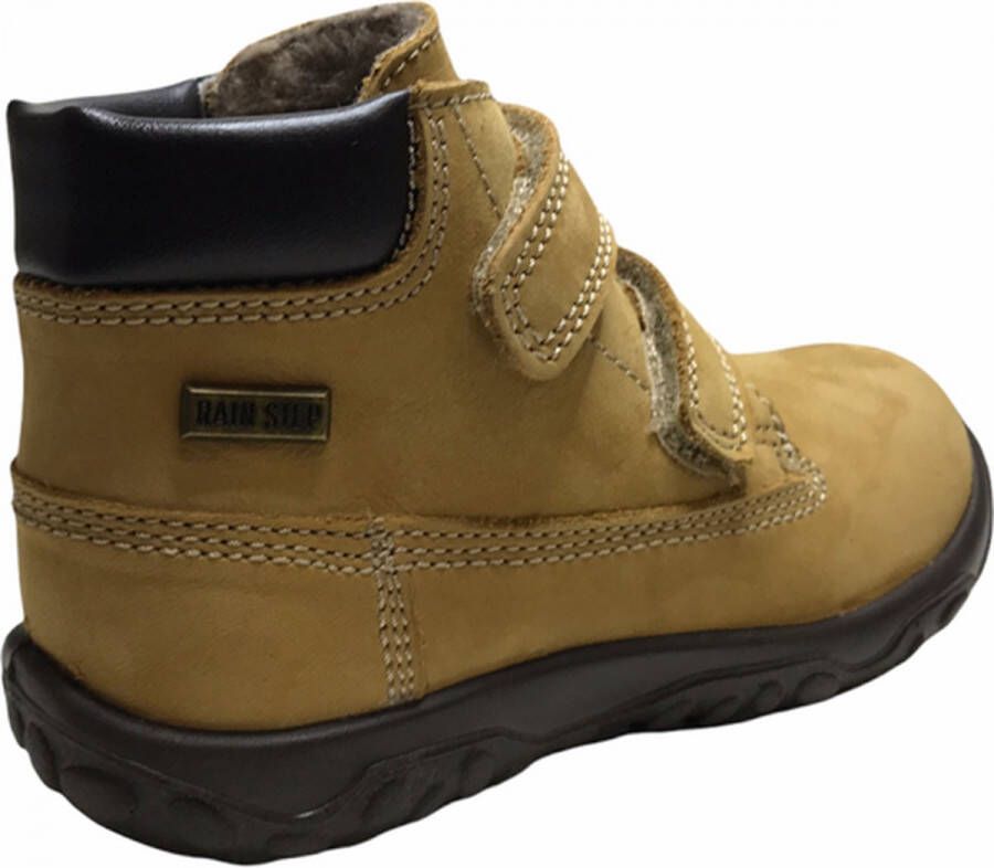 Naturino Toc velcro's hoge warme lederen bottine Oker