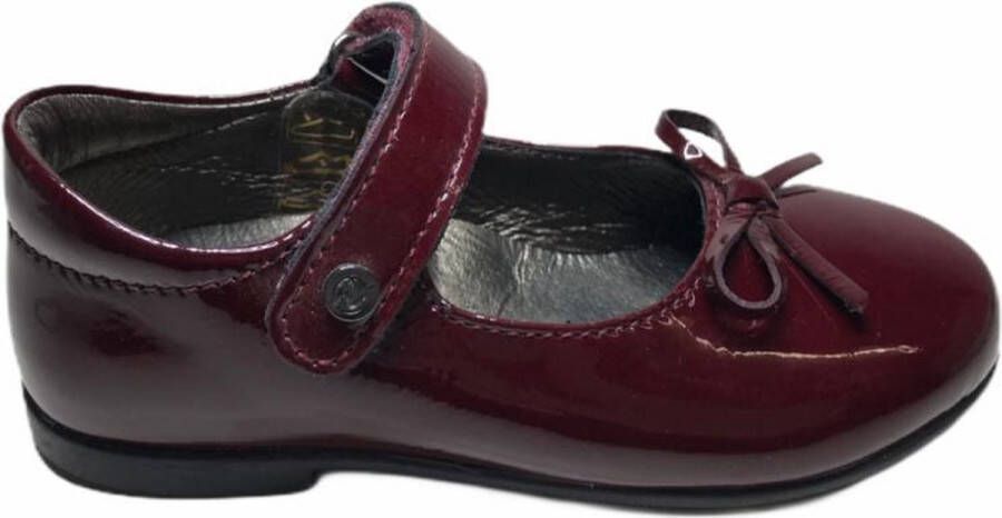 Naturino velcro ballerina 4524 lakleder bordeaux