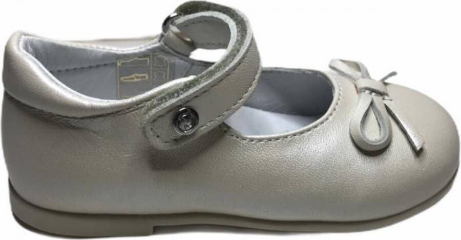 Naturino velcro ballerina 4524 parelmoer beige