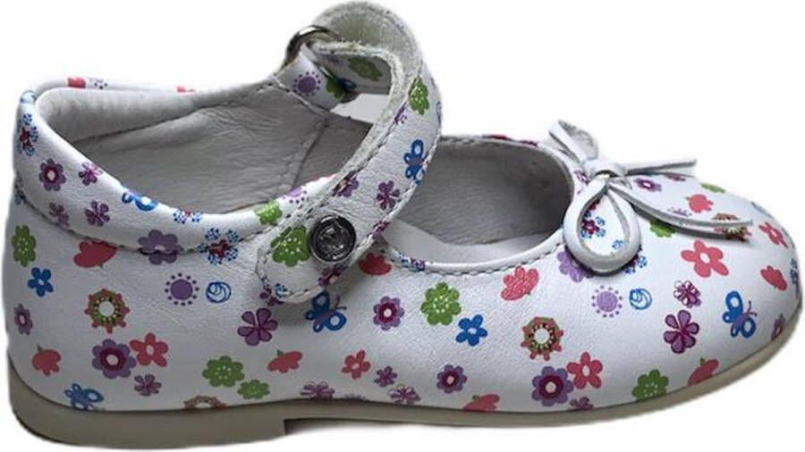 Naturino velcro ballerina 4524 wit multi bloemen - Foto 5
