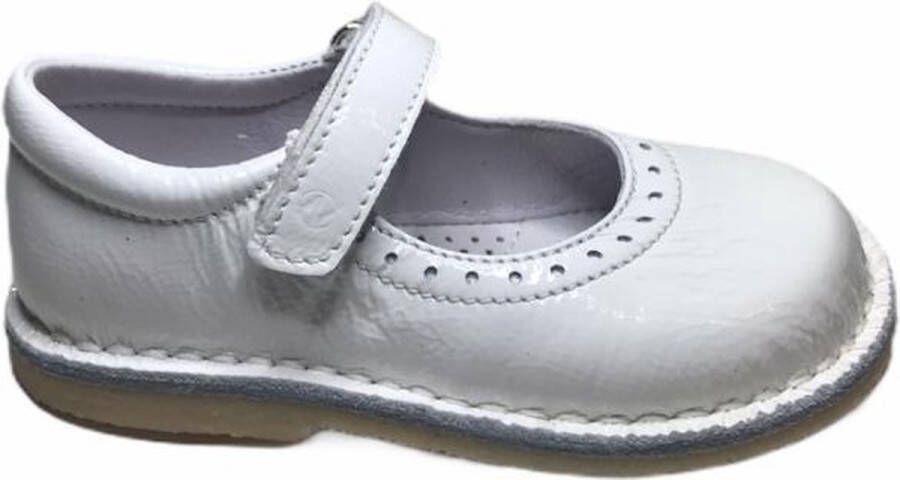 Naturino velcro ballerina 4875 lak gebroken wit