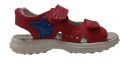 Naturino velcro blauwe ster lederen sandalen Dock rood - Rood