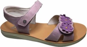 Naturino velcro bloemen sandalen 5685 lilla