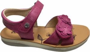 Naturino velcro bloemen sandalen 5730 fuxia