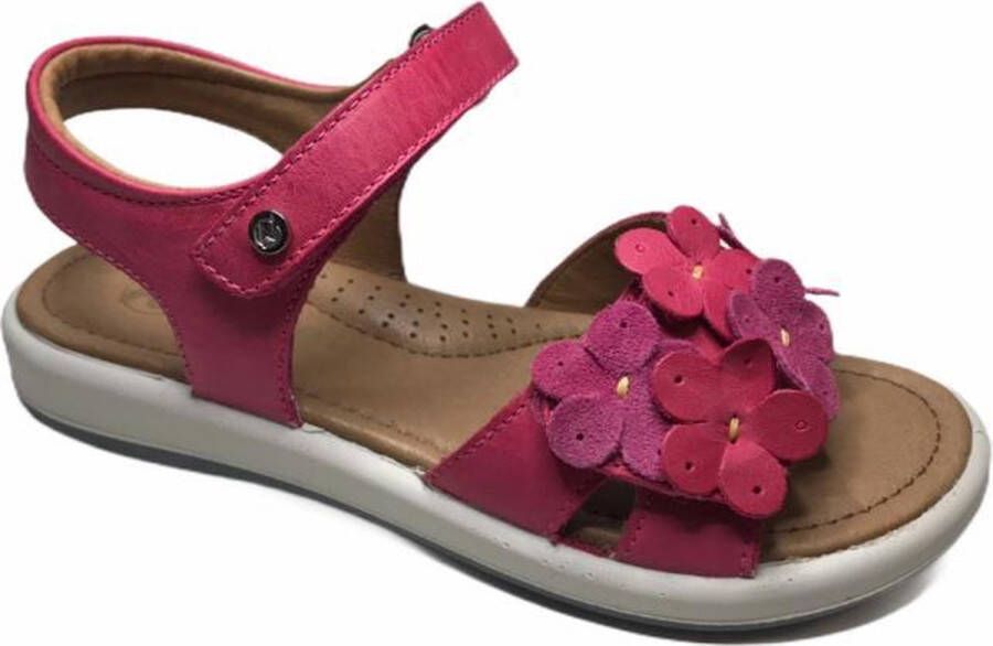 Naturino velcro bloemen sandalen Ortigia Fuxia - Foto 1