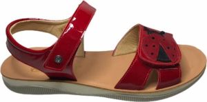 Naturino velcro cococinelle sandalen 5735 lak rood
