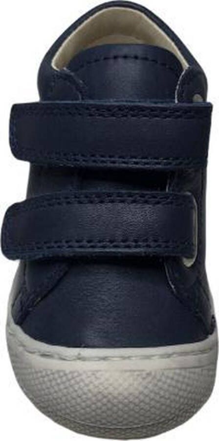 Naturino velcro effen lederen sneakers Cocoon navy - Foto 4