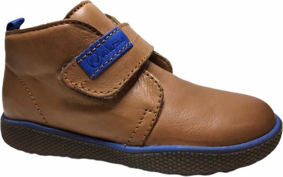 Naturino velcro hoge schoenen 5210 cognac blauw