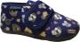 Naturino velcro huisdieren velvet pantoffel blauw - Thumbnail 7