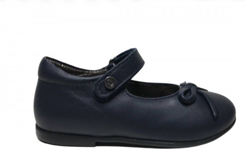 Naturino velcro riempje strikje lederen ballerina 4524 navy