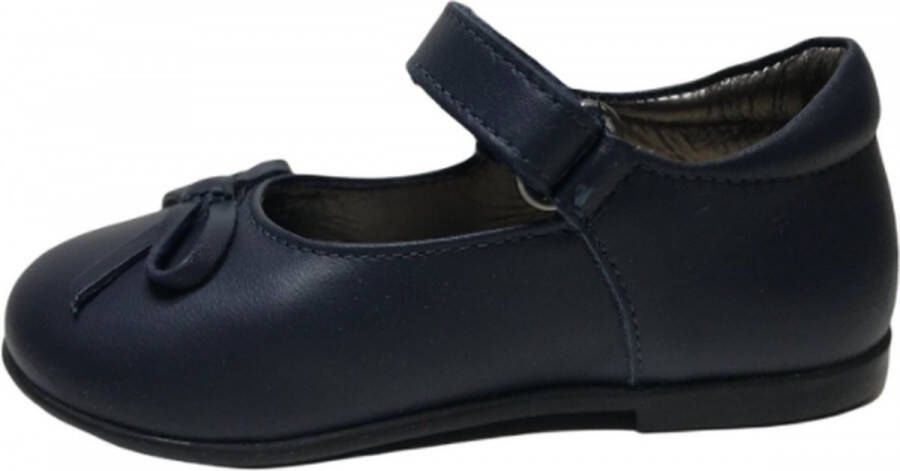 Naturino velcro riempje strikje lederen ballerina 4524 navy