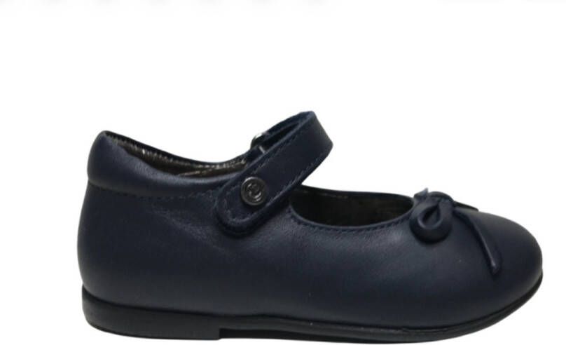 Naturino velcro riempje strikje lederen ballerina 4524 navy - Foto 1