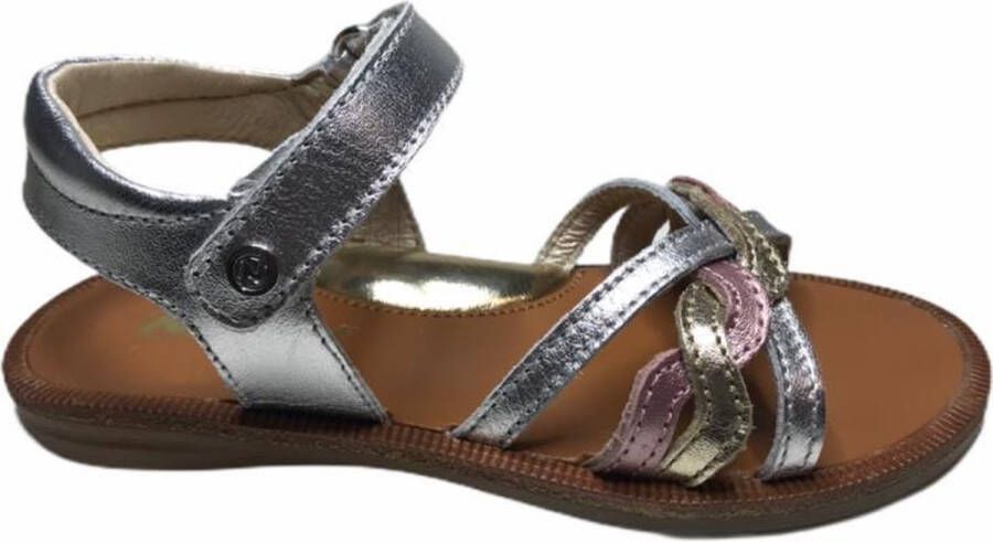 Naturino velcro riempjes sandalen 5079 silver