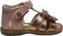 Naturino velcro strikje lederen sandalen Renee roze - Thumbnail 2