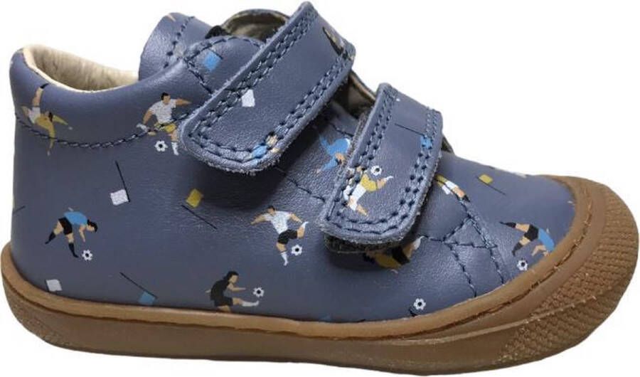 Naturino velcro voetballers lederen sneakers Cocoon blauw - Foto 5