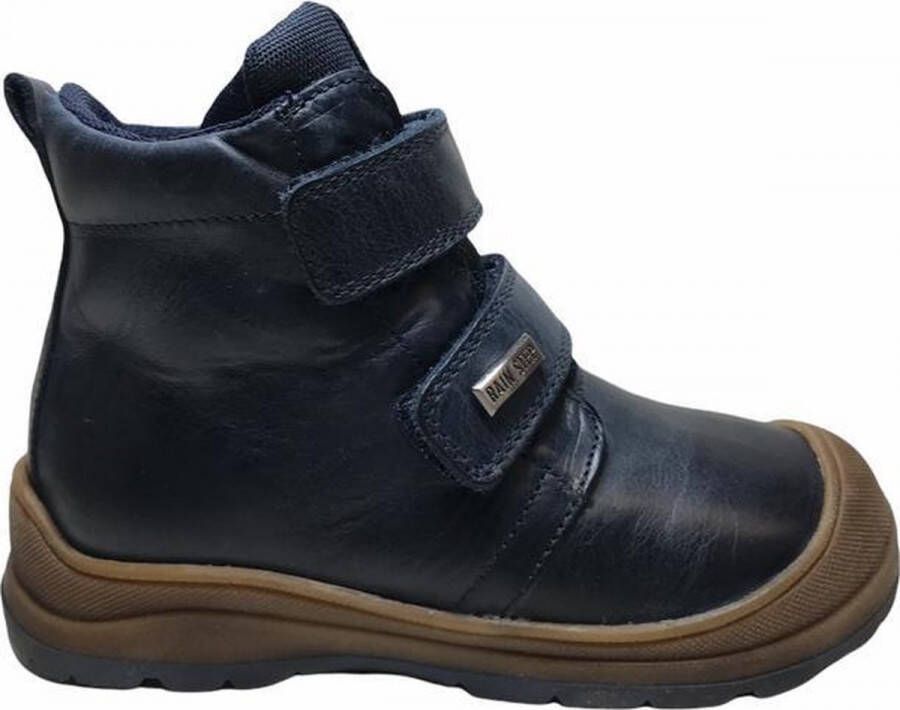 Naturino velcro's bumper hoge warme lederen schoenen Susten Navy