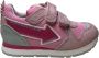 Naturino velcro's fuxia pijl lederen sportieve sneakers Crunch Roze grijs - Thumbnail 2