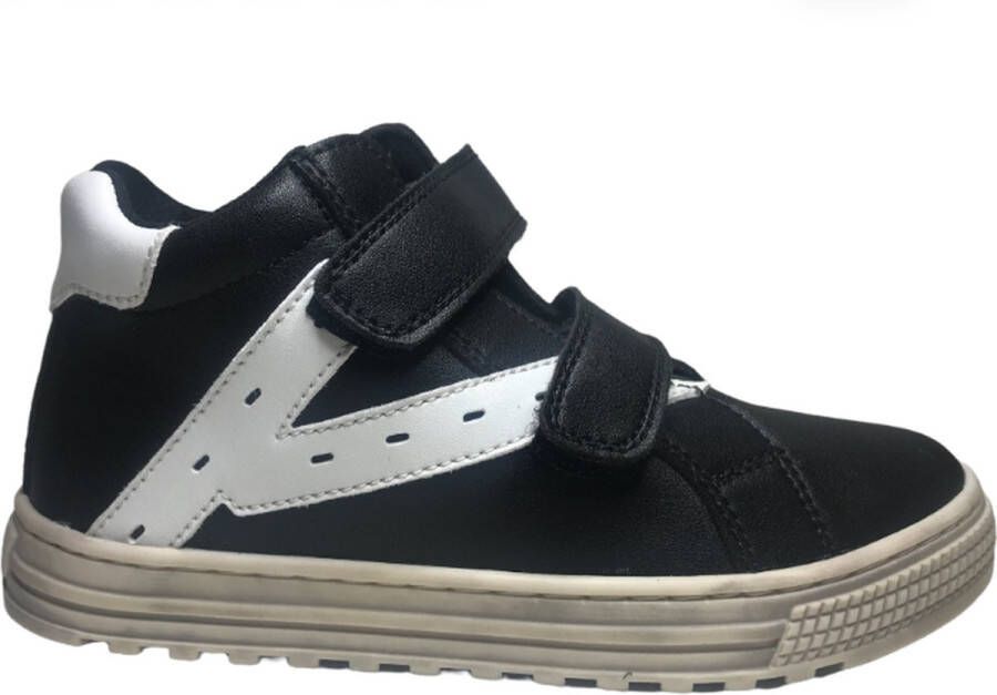 Naturino velcro's hoge sneakers Snip High zwart wit - Foto 1