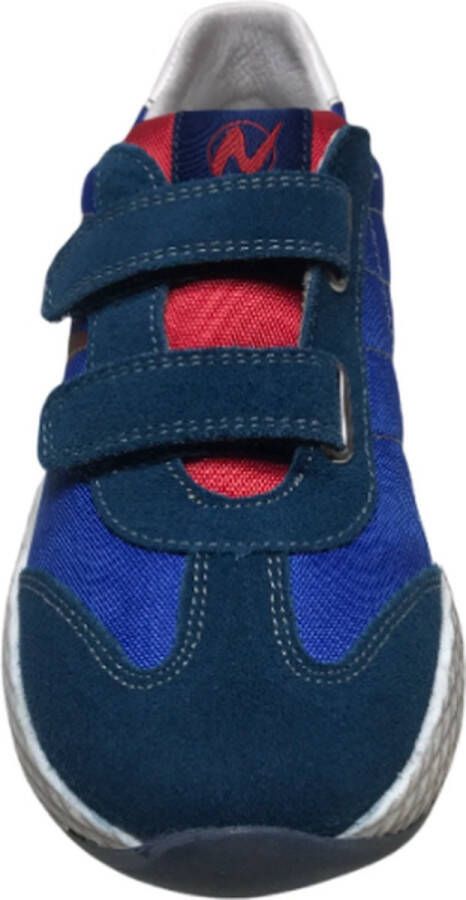 Naturino velcro's rode logo lederen sportieve sneakers Jesko blauw - Foto 1