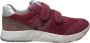 Naturino velcro's roze logo lederen sportieve sneakers Jesko bordeau - Thumbnail 1