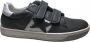 Naturino velcro's ster lederen sneakers Andy Grijs Wit - Thumbnail 1