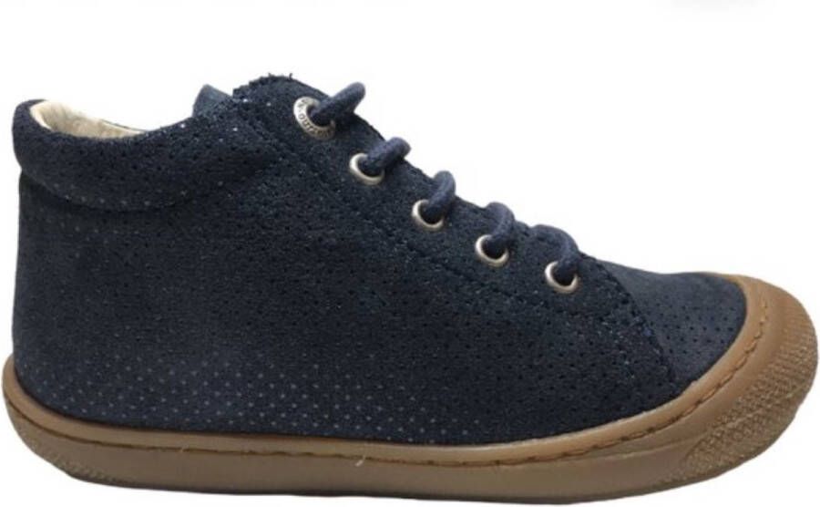 Naturino veter bumper bling puntjes lederen sneakers Cocoon navy