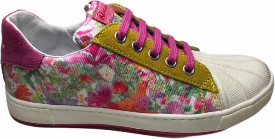 Naturino veters sneakers 4065 wit multi