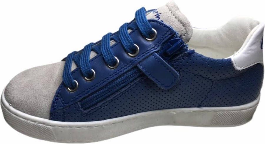 Naturino veterssneaker rits Arlon blauw