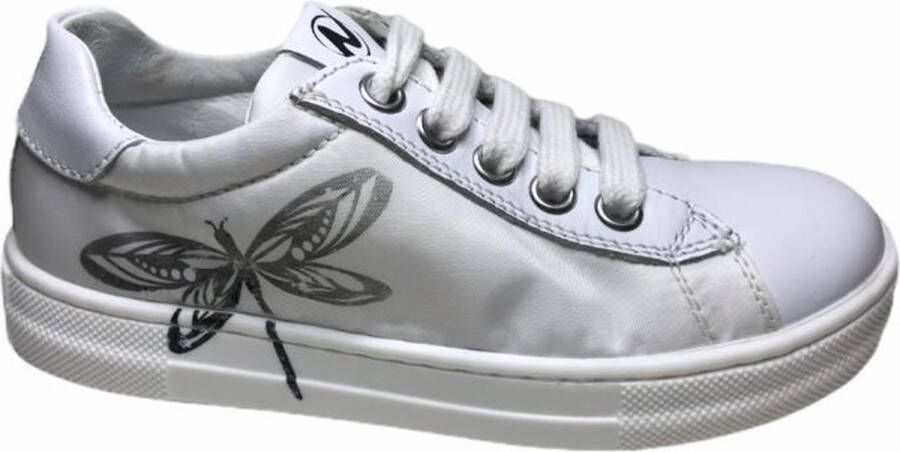 Naturino veterssneakers rits dance zip wit