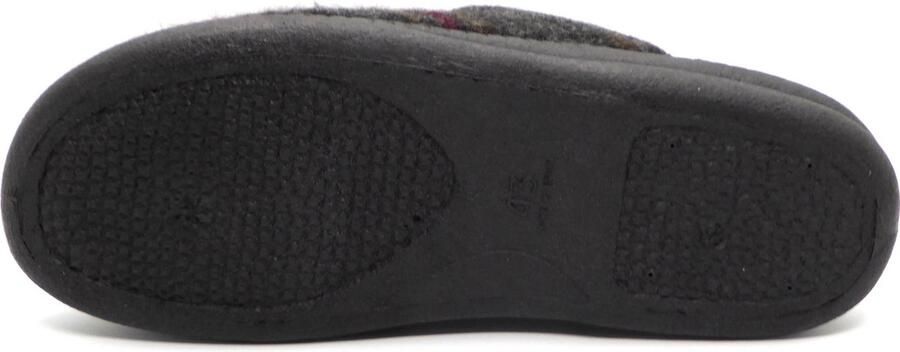 Neles Heren Pantoffel Muil Slof 50624 Grijs Geruit - Foto 5