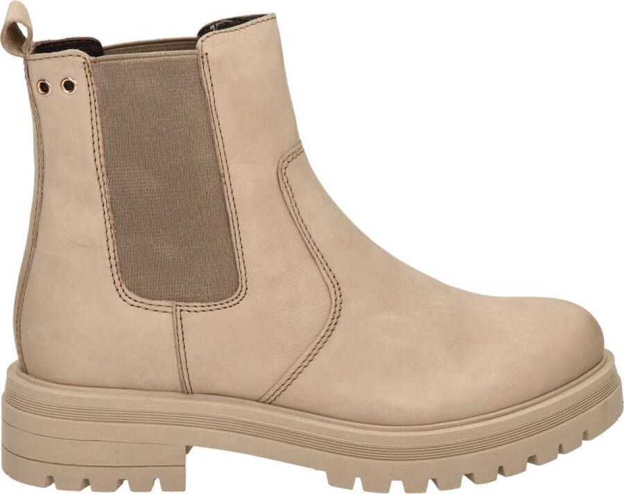 Nelson dames chelseaboot Taupe