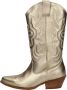 Nelson leren cowboylaarzen goud metallic - Thumbnail 2