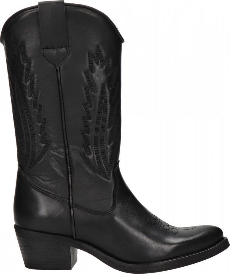 Nelson dames cowboylaarzen Zwart