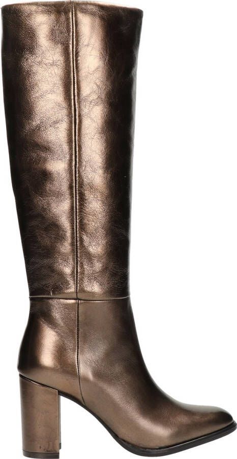Nelson leren laarzen brons metallic