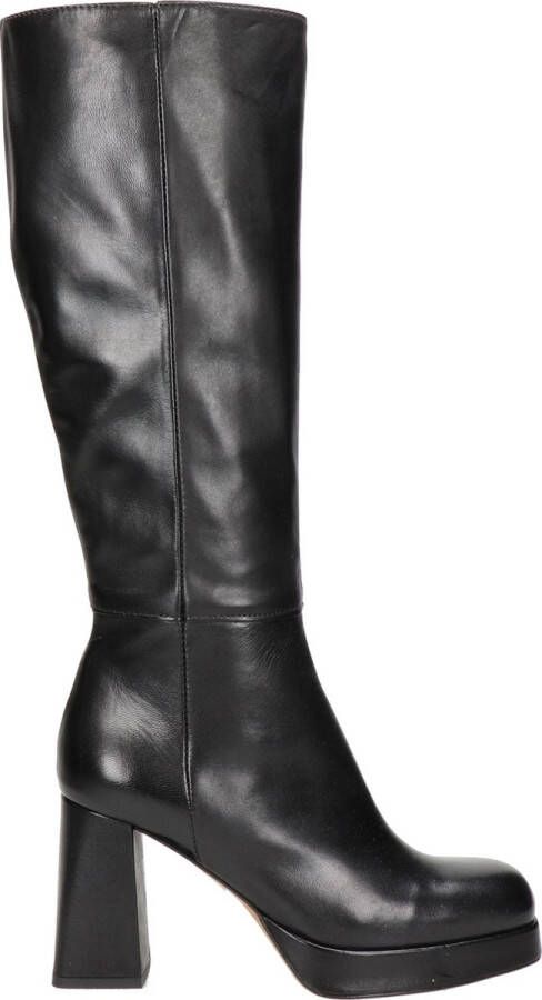 Nelson leren laarzen zwart